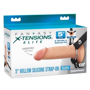 FANTASY X-TENSIONS - ELITE REALISTIC HOLLOW STRAP-ON 12,7 CM